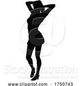 Vector Illustration of Dance Dancer Silhouette by AtStockIllustration