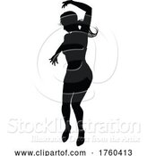 Vector Illustration of Dance Dancer Silhouette by AtStockIllustration