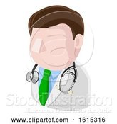 Vector Illustration of Doctor Guy Avatar People Icon by AtStockIllustration