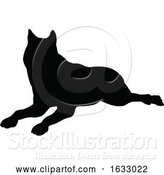 Vector Illustration of Dog Pet Animal Silhouette by AtStockIllustration