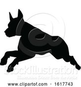 Vector Illustration of Dog Silhouette by AtStockIllustration