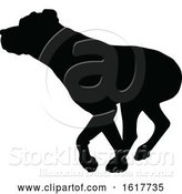 Vector Illustration of Dog Silhouette by AtStockIllustration