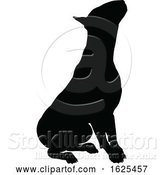 Vector Illustration of Dog Silhouette Pet Animal by AtStockIllustration