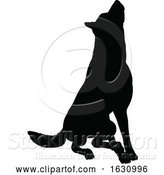 Vector Illustration of Dog Silhouette Pet Animal by AtStockIllustration