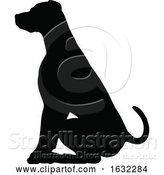 Vector Illustration of Dog Silhouette Pet Animal by AtStockIllustration