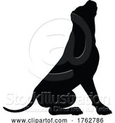 Vector Illustration of Dog Silhouette Pet Animal by AtStockIllustration