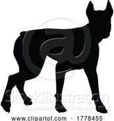 Vector Illustration of Dog Silhouette Pet Animal by AtStockIllustration