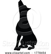 Vector Illustration of Dog Silhouette Pet Animal by AtStockIllustration