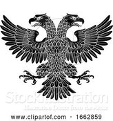 Vector Illustration of Double Headed Imperial Eagle with Two Heads by AtStockIllustration
