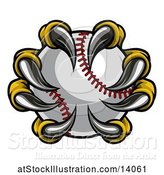 Vector Illustration of Eagle Claws Grasping a Baseball by AtStockIllustration