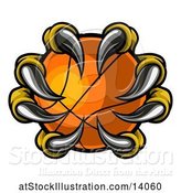 Vector Illustration of Eagle Claws Grasping a Basketball by AtStockIllustration