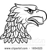 Vector Illustration of Eagle Head Imperial Heraldic Symbol by AtStockIllustration