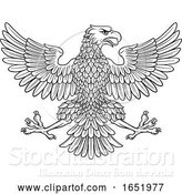 Vector Illustration of Eagle Imperial Heraldic Symbol by AtStockIllustration