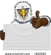 Vector Illustration of Eagle Painter Handyman Mechanic Plumber by AtStockIllustration