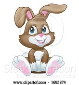 Vector Illustration of Easter Bunny Rabbit by AtStockIllustration