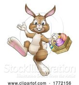 Vector Illustration of Easter Bunny Rabbit by AtStockIllustration