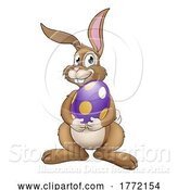 Vector Illustration of Easter Bunny Rabbit by AtStockIllustration