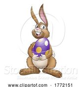 Vector Illustration of Easter Bunny Rabbit by AtStockIllustration