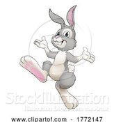 Vector Illustration of Easter Bunny Rabbit by AtStockIllustration