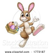 Vector Illustration of Easter Bunny Rabbit by AtStockIllustration