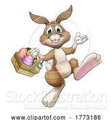 Vector Illustration of Easter Bunny Rabbit by AtStockIllustration