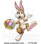 Vector Illustration of Easter Bunny Rabbit by AtStockIllustration