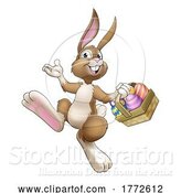Vector Illustration of Easter Bunny Rabbit by AtStockIllustration