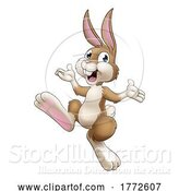 Vector Illustration of Easter Bunny Rabbit by AtStockIllustration