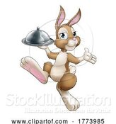 Vector Illustration of Easter Bunny Rabbit by AtStockIllustration
