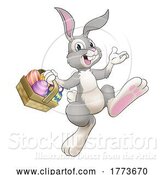 Vector Illustration of Easter Bunny Rabbit by AtStockIllustration