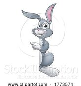 Vector Illustration of Easter Bunny Rabbit by AtStockIllustration