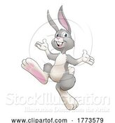 Vector Illustration of Easter Bunny Rabbit by AtStockIllustration