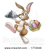 Vector Illustration of Easter Bunny Rabbit by AtStockIllustration