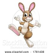 Vector Illustration of Easter Bunny Rabbit Character Illustration by AtStockIllustration