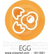 Vector Illustration of Egg Food Icon Concept by AtStockIllustration