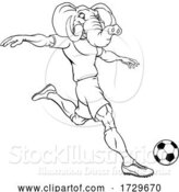 Vector Illustration of Elephant Soccer Football Player Sports Mascot by AtStockIllustration