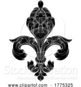 Vector Illustration of Fleur De Lis Lily Lys Flower Royal Heraldic Symbol by AtStockIllustration