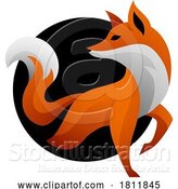 Vector Illustration of Fox Emerging from a Hole by AtStockIllustration