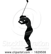 Vector Illustration of Golfer Golf Sports People Silhouette Set by AtStockIllustration