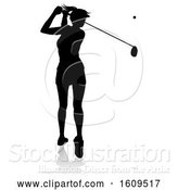 Vector Illustration of Golfer Golf Sports Person Silhouette by AtStockIllustration