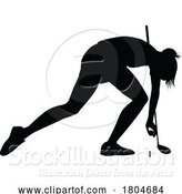 Vector Illustration of Golfer Golf Sports Person Silhouette by AtStockIllustration