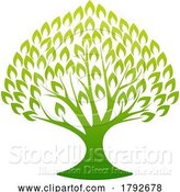 Vector Illustration of Green Tree by AtStockIllustration
