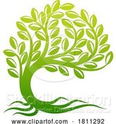 Vector Illustration of Green Tree by AtStockIllustration