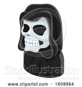 Vector Illustration of Grim Reaper Avatar People Icon by AtStockIllustration
