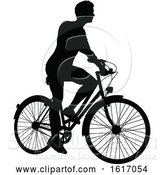 Vector Illustration of Guy Riding a Bike by AtStockIllustration