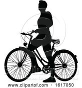 Vector Illustration of Guy Riding a Bike by AtStockIllustration