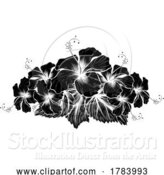 Vector Illustration of Hibiscus Silhouette Flower by AtStockIllustration