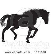 Vector Illustration of Horse Silhouette Animal by AtStockIllustration