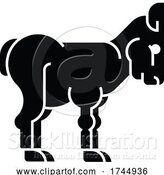 Vector Illustration of Lamb Sign Label Icon Concept by AtStockIllustration