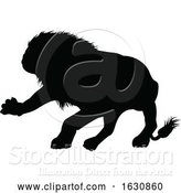 Vector Illustration of Lions Silhouette by AtStockIllustration